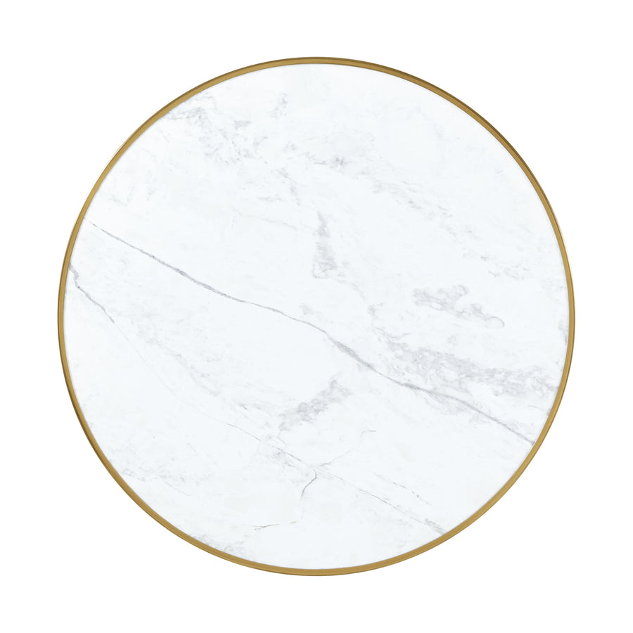 Spencer London Round Brass Center Table