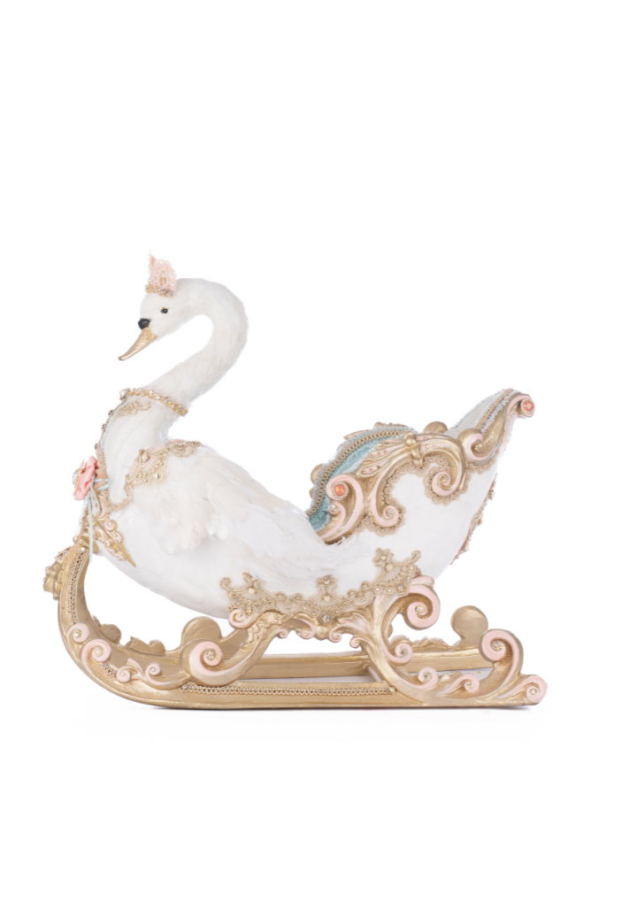 Joyeux Noel Swan Sleigh