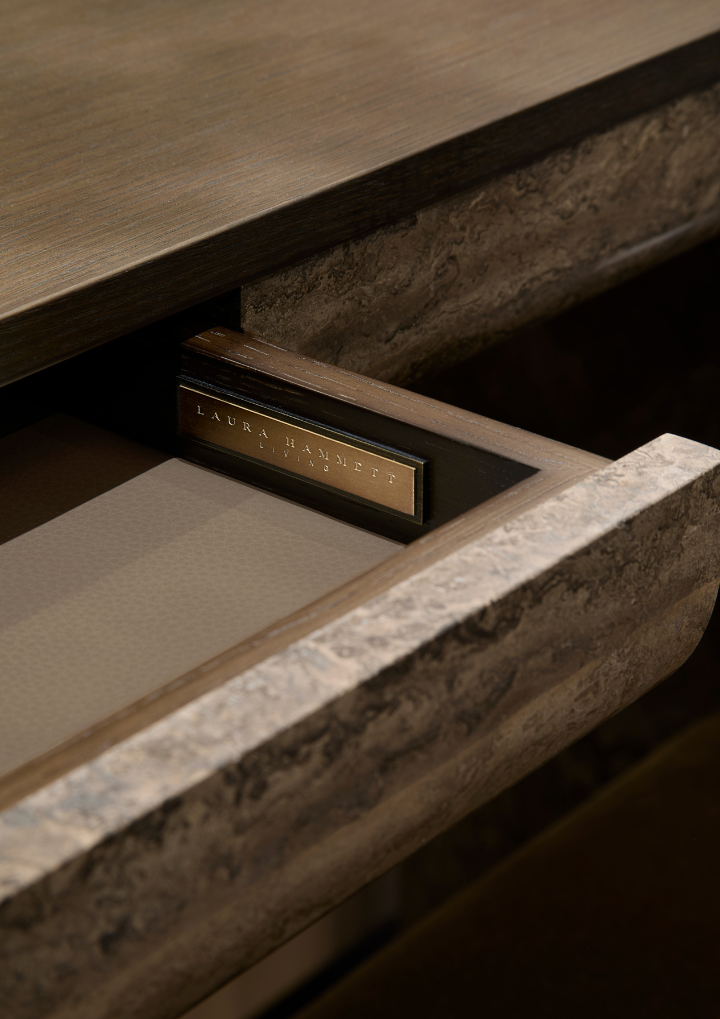Dark Stained Solid Oak