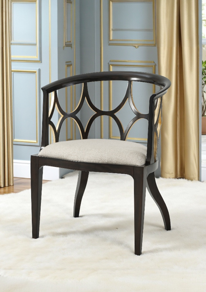 Ebonised Connaught Accent Chair