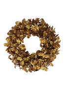 Golden Holly Wreath