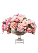 Mix Peony in Stripe Cut Bowl
