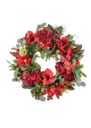 Amaryllis Hydrangea Wreath