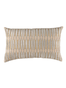 Ivy Rectangle Pillow Dark Sand Platinum Gold