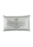 Paris Rectangle Pillow White Ice Silver