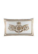 Paris Rectangle Pillow White Straw