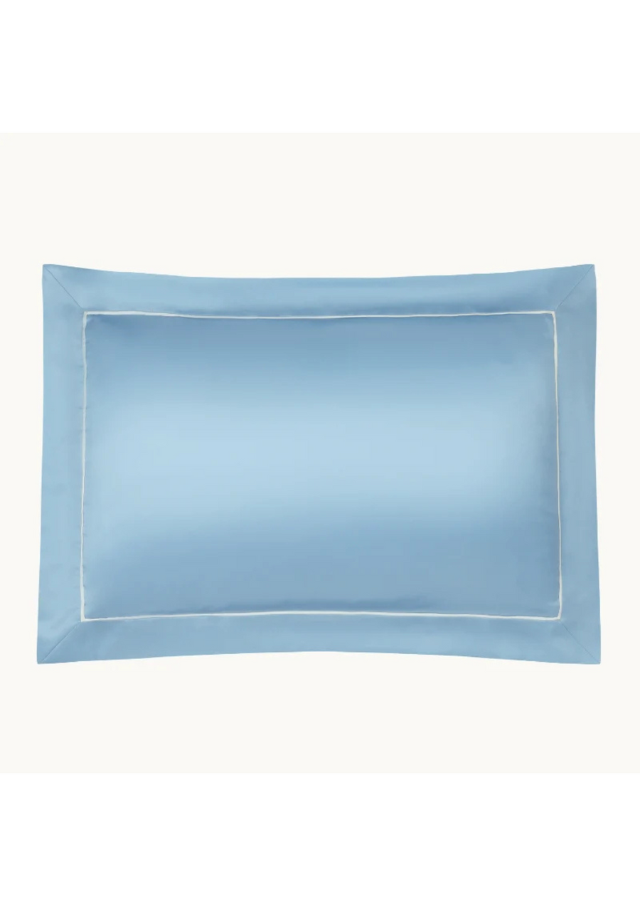 Summerhill Blue Silk Pillowcase