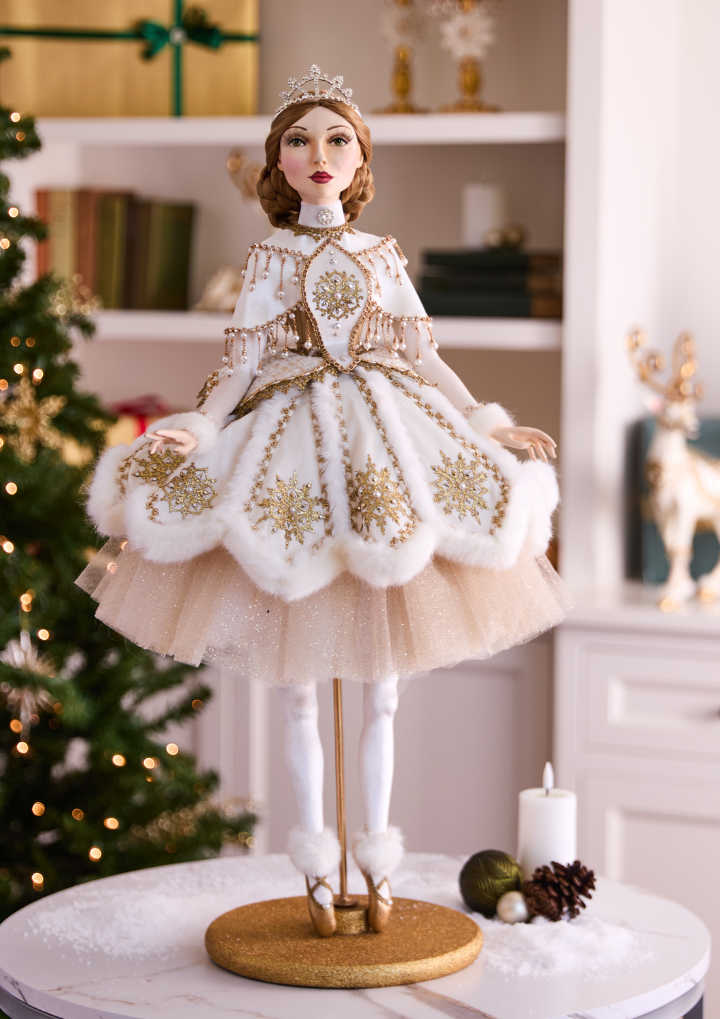 Gwendolyn Golden Ballerina Doll