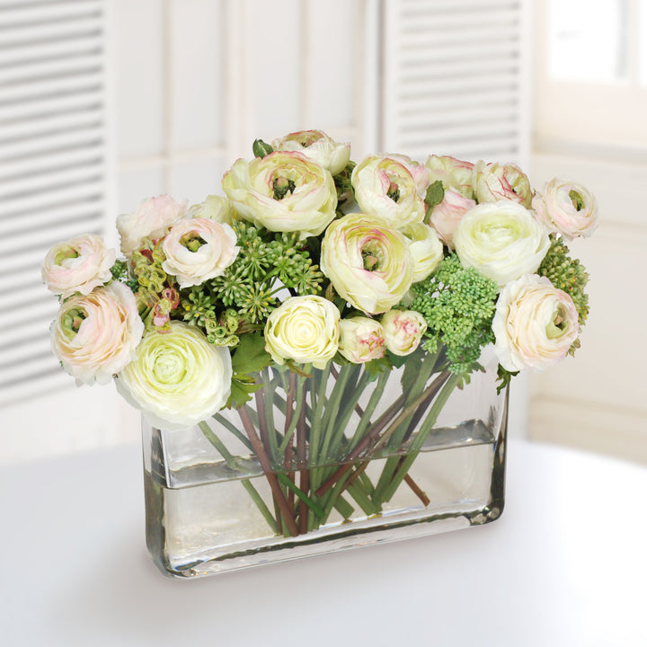 Ranunculus and Rose Mix 14 &#34;