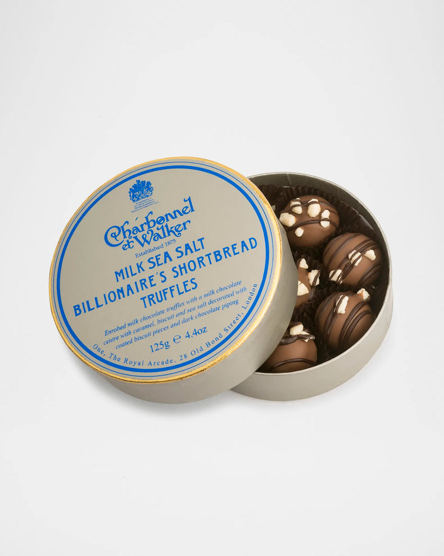 Milk Sea Salt Billionaire's Shortbread Truffles