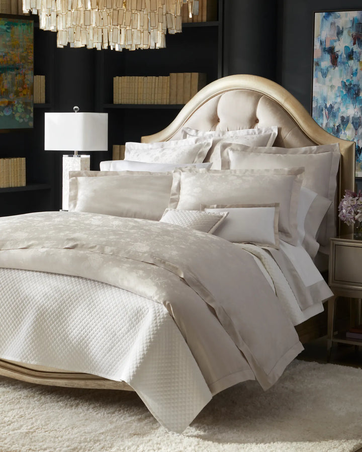 Organic Cotton Bethany Jacquard Duvet Cover