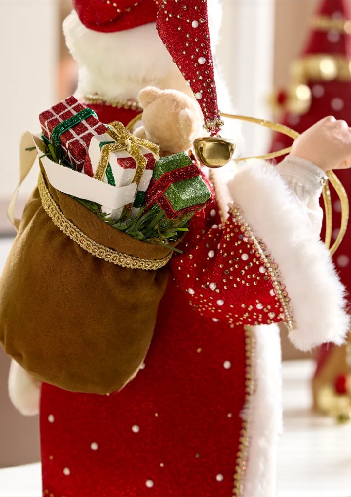 King Christopher Claus with Lantern Tabletop