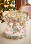 Joyeux Noel Carousel Cake Plate