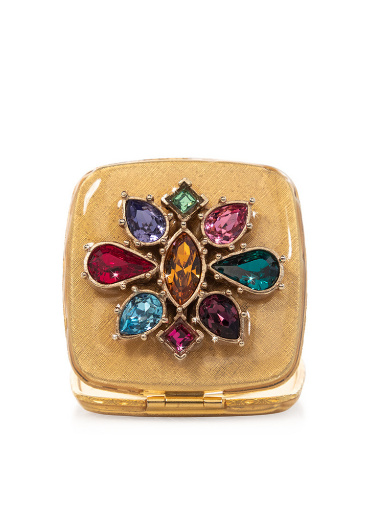 Luella Square Jeweled Compact